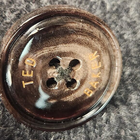 Ted Baker Men's Westun Wool Blend PeaCoat Amazing Lining Size 7 (US 3XL) NEW!!! - Picture 7 of 16